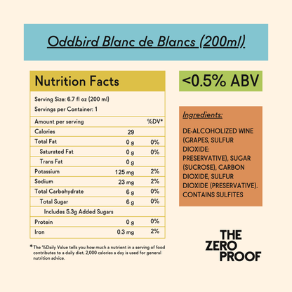 Oddbird Sparkling Blanc de Blancs (200ml)