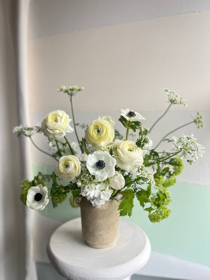 Natural & Ivory Vase Arrangement