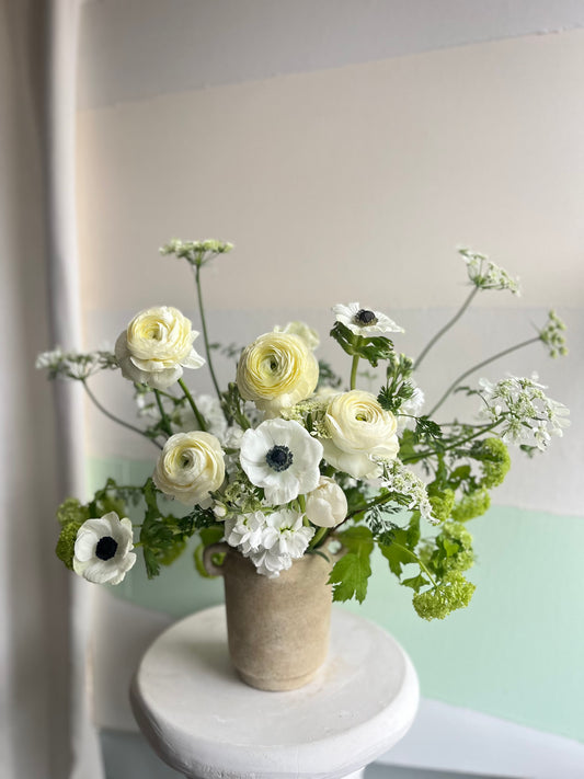 Natural & Ivory Vase Arrangement